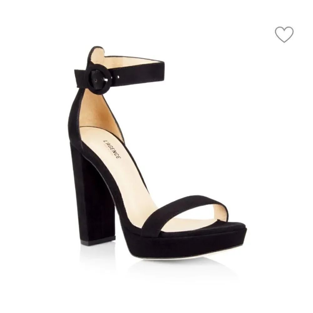 L'AGENCE's Cecile sandals in black size EU35